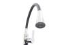 Смеситель для кухни Stella Polar Тулуза S3865-2 с гибким изливом, хром, черный фото 4