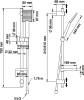 Душевой гарнитур Swedbe Hermes 5109B фото 8