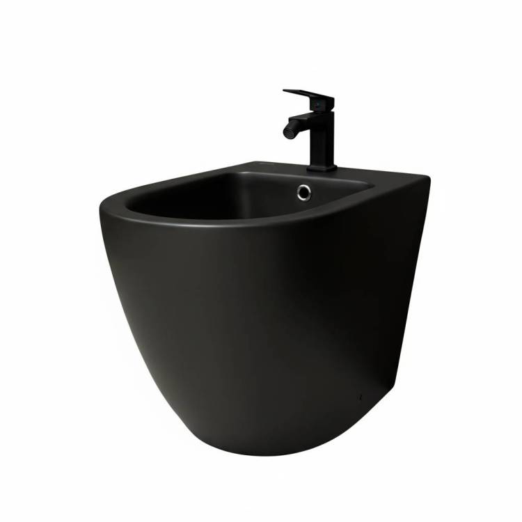 Биде напольное Gid Convexo 21107 BDN-36BM черное матовое