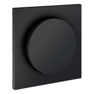 Лицевая панель для светорегулятора поворотно-нажимного Voltum S70 VLS002007 графит