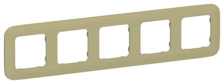 Рамка 5-постовая IEK Flite FI-M52-31-20-K26 оливковый