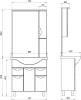 Мебель для ванной ASB-Mebel Мессина 80 фото 5