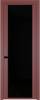 Межкомнатная дверь Profil Doors 2 AGP цвет профиля Красный антрацит, стекло безопасное 6 мм черный триплекс 600x2000