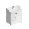 Тумба под раковину Kerama Marazzi Pompei PO.M.80.3\WHT белая глянцевая, 80 см фото 2