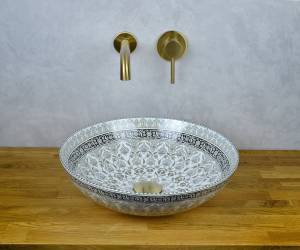 Смеситель для раковины Bronze de Luxe Scandi 14511BR с внутренней частью, бронза