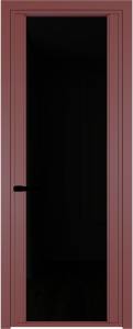 Межкомнатная дверь Profil Doors 2 AGP цвет профиля Красный антрацит, стекло безопасное 6 мм черный триплекс 600x2000