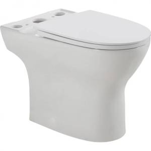 Чаша для унитаза-компакта BelBagno Lounge BB045CPR/SC с сиденьем