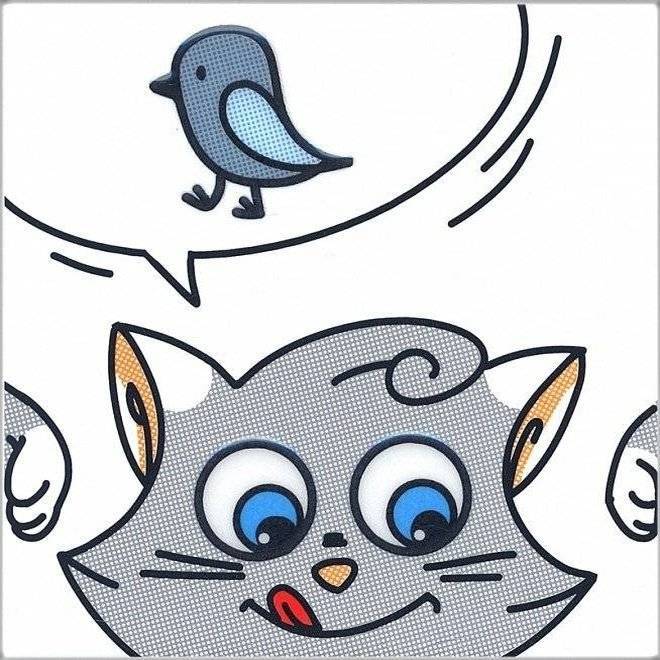 Декор Kerama Marazzi Кошки-Мышки NT/A134/5009 Птичка 20x20