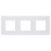 Рамка 3-постовая IEK Skandy SK-M32-G-K01 арктический белый фото 4