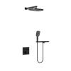 Душевой комплект Vincea VSFW-4211RMB черный, встраиваемый