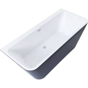 Акриловая ванна Aquanet Family Perfect 13775-MW-MB 170x75 белая матовая/черная матовая