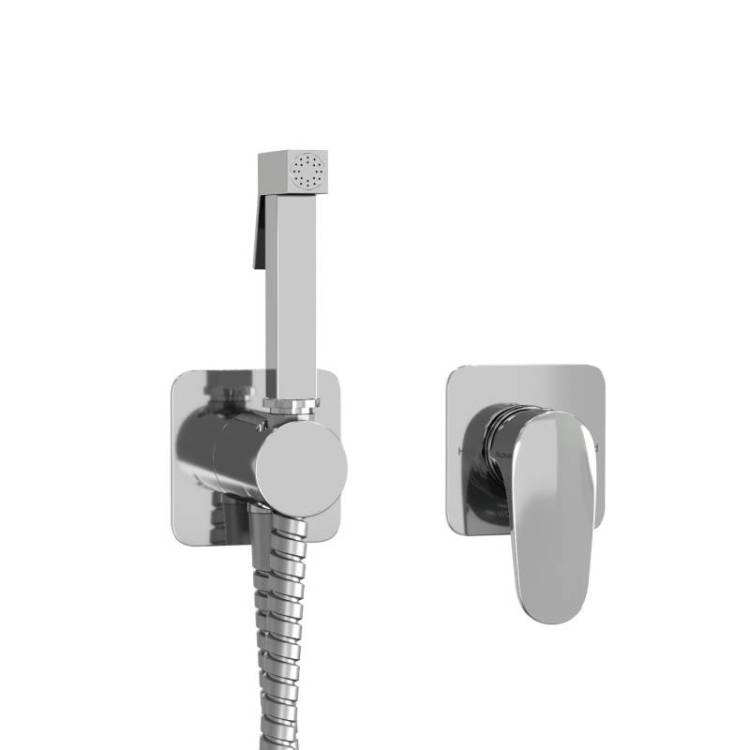 Гигиенический душ Wasserkraft Weida A3151.271.057.136 встраиваемый, со шлангом, хром