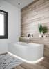 Акриловая ванна Riho Bathtubs B087004005 Desire corner Rechts белый glossy Sparkle System/led 184x84x60 фото 2