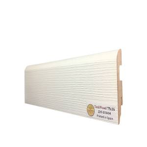 Плинтус МДФ TeckWood цветной Дуб Бланж 2150x75x16
