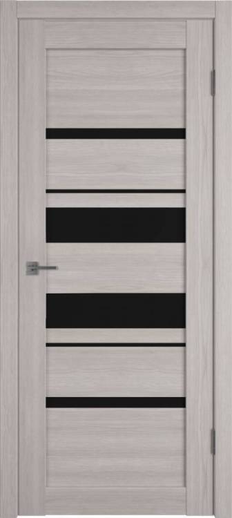 Межкомнатная дверь Владимирская Фабрика Дверей Atum Pro 29 Stone Oak стекло Black Gloss 600x2000