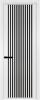 Межкомнатная дверь Profil Doors 3 AGP цвет профиля Вайт, стекло безопасное 6 мм мору черный 700x2000