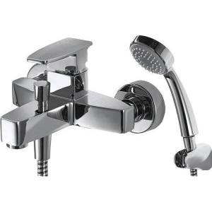 Смеситель для ванны Bravat Riffle F672106C-B с душевым гарнитуром