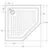 Поддон для душа Cezares Tray TRAY-A-P-90-15-W0 90x90 фото 2