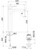 Смеситель для раковины Fiore Kevon 81CR8119 хром фото 2