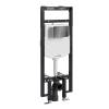 Система инсталляции для унитазов Wasserkraft Dinkel 58TLT.010.ME.PB03 клавиша черный глянцевый