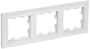 Рамка 3-постовая IEK Brite BR-M32-K91 арктический белый