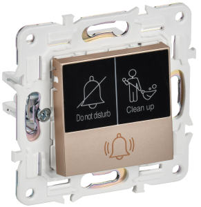 Кнопка звонка IEK Skandy SK-V14-2-10-K98 песочный