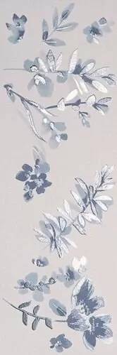 Керамическая плитка FAP Ceramiche Deco&More fRCK Flower Blue 30.5x91.5