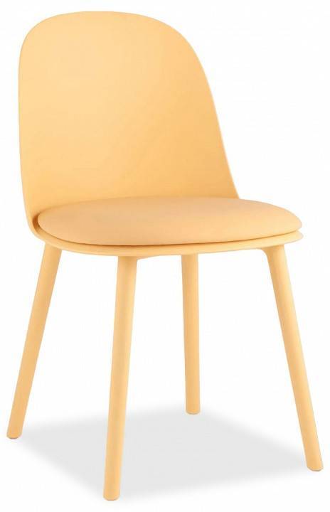 Стул Stool Group Fog SL-7022DP yellow 70139 пластик желтый с подушкой