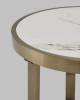 Стол журнальный Stool Group Адриана EET-223-BRCG-BDFL светлая керамика 50x50x55 фото 5