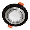 Встраиваемый светильник Lumina Deco Duka LDC 8062-D90 BK+SL фото 2