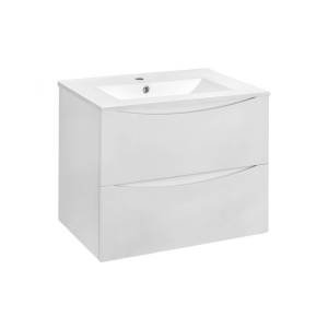 Тумба с раковиной Vincea Mia 700 2 выкатных ящика, G.White