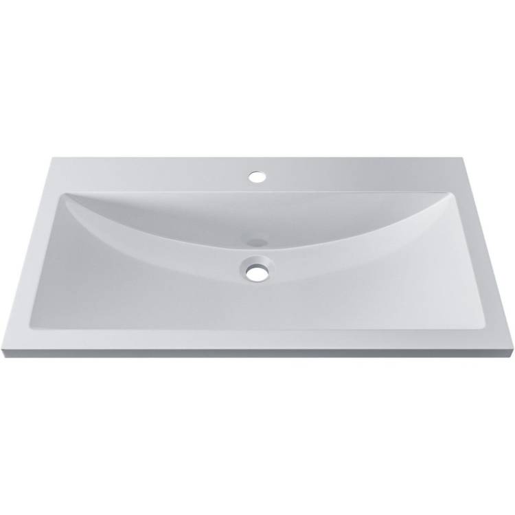 Раковина Uperwood Self 4538341002 белая глянцевая, 80x45