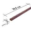Вставка Skalini Curbs BD-5 Коричневый 2x30.5 фото 4