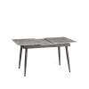 Стол обеденный Tetchair Balmoral 21861 серый, черный 120(160)x80x75 фото 5