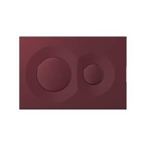 Кнопка смыва Isvea Dome 54DM0112I бордовый матовый