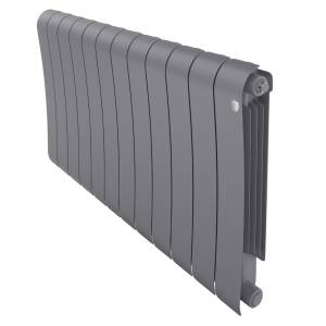 Дизайн-радиатор биметаллический Royal Thermo Infinity 500 Silver Satin - 12 секц.