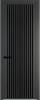 Межкомнатная дверь Profil Doors 3 AGP цвет профиля Серая ночь, стекло безопасное 6 мм черный триплекс 700x2000