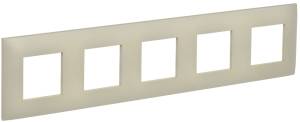 Рамка 5-постовая IEK Skandy SK-M52-K10 бежевый
