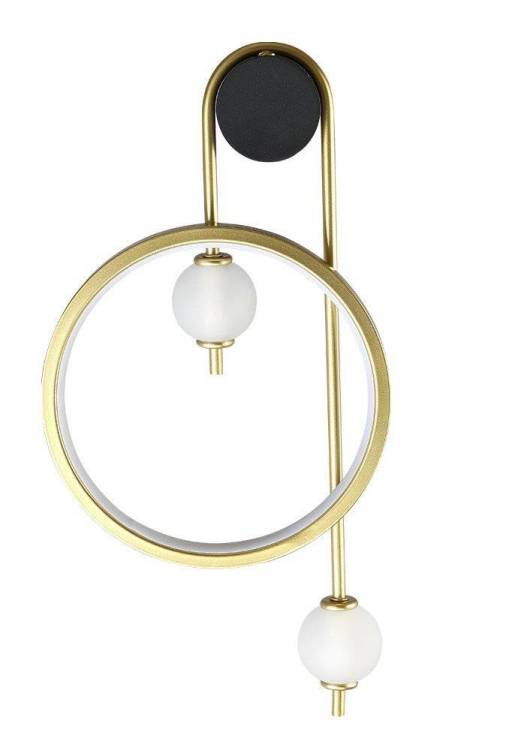 Бра Crystal Lux Rodrigo Ap20W Led Black/Gold