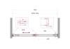 Душевая дверь в нишу BelBagno SOFT_CLOSE-1-BF-1-110-C-Cr профиль хром, стекло прозрачное, 110x200 фото 11