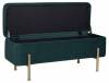 Банкетка-сундук Stool Group Болейн 20A544VF-MOMO-17 с ящиком, велюр зеленый 110x42 фото 3