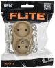 Розетка 2-местная с защитными шторками IEK Flite FI-R23-10-1-K59 хаки фото 2
