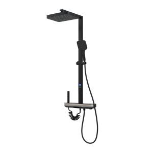 Душевая система Watersense Lana Powerful W01820 графит