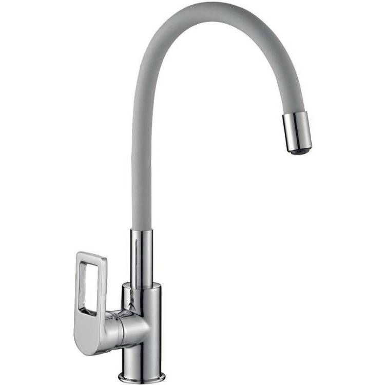 Смеситель для кухни Rossinka Z Z35-35U-Gray с гибким изливом