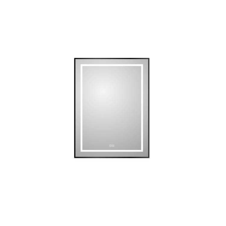 Зеркало BelBagno SPC-KRAFT-600-800-LED-TCH-WARM-NERO с подсветкой и подогревом, Черный