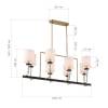 Большая люстра на штанге ST Luce Веритас SL1404.338.08 фото 9