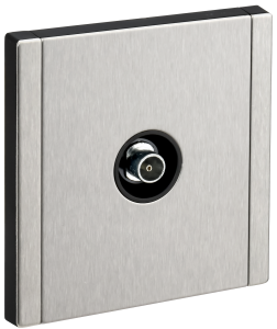 ТВ-розетка оконечная IEK Forte&Piano FP-A10-O-M-K50 никель