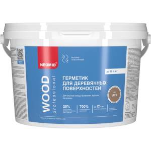 Герметик строительный Neomid Wood Professional дуб 3 кг