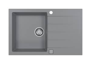 Мойка кухонная Alveus Granital Cadit 20 1132025 Concrete - G81 с сифоном, 79x50