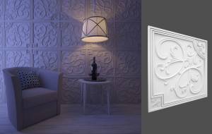Гипсовая панель Deco Line Classic С-03 57x2.2x57